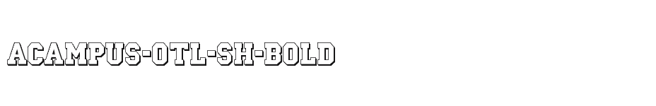 font aCampus-Otl-Sh-Bold download