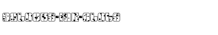 font aGlobus-Ink-Blots download