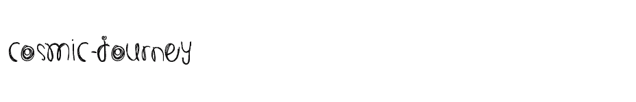 font cosmic-Journey download