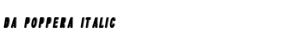 font d-Popper-Italic download