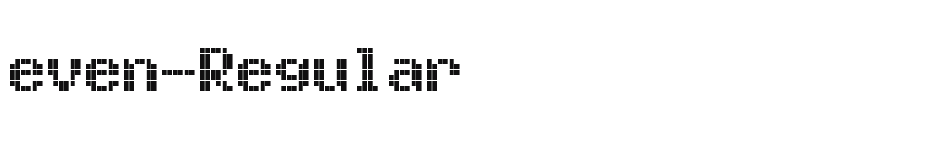 font even-Regular download