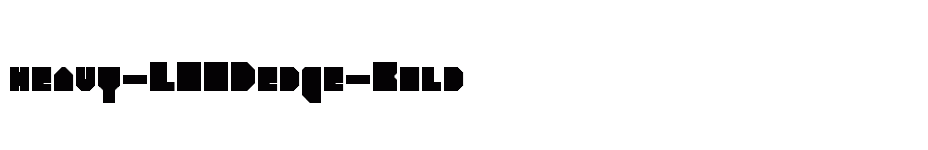 font heavy-LOUDedge-Bold download