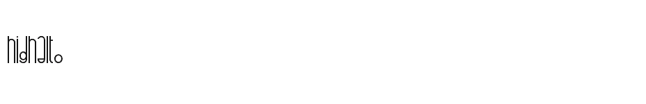 font highalto download