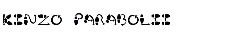 font kinzo-parabolii download