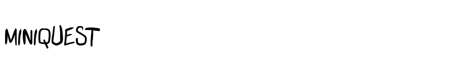 font miniquest download
