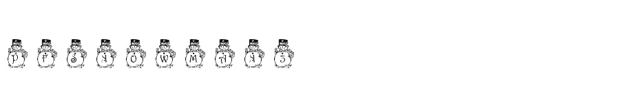 font pfsnowman3 download