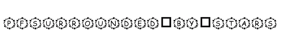 font pfsurrounded-by-stars download