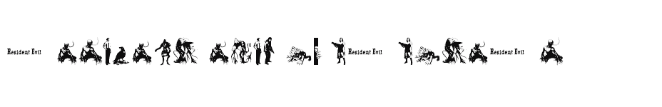 font resident-evil-characters download