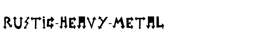 font rustic-heavy-metal download