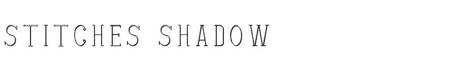 font stitches-shadow download