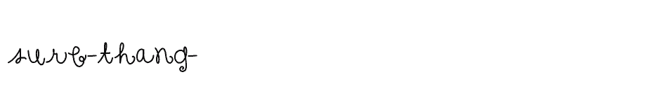 font sure-thang- download