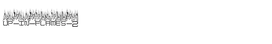 font up-in-flames-2 download