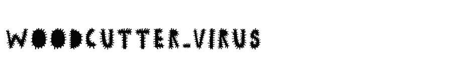 font woodcutter-VIRUS download